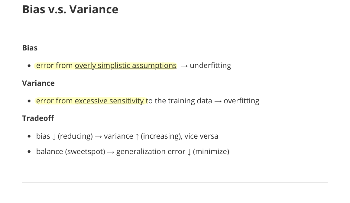 Bias v.s. Variance