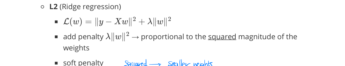 L2 (Ridge regression)