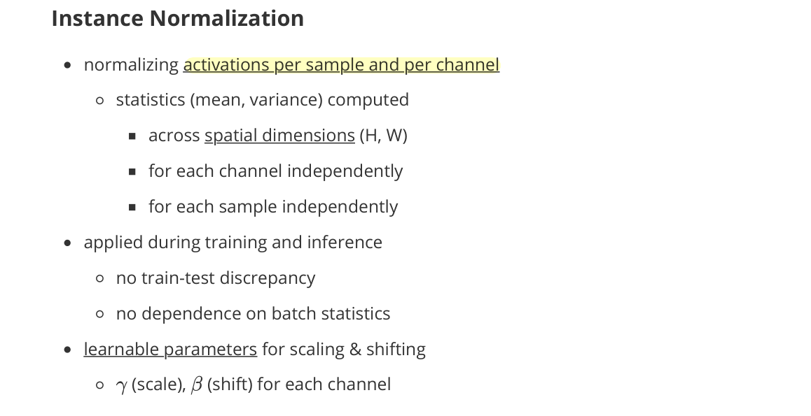 Instance Normalization (page 4 portion)