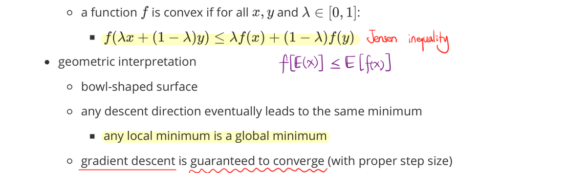 Convex Function (with Jensen inequality)