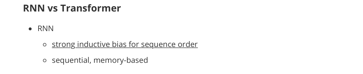 RNN vs Transformer — RNN side (page 37)