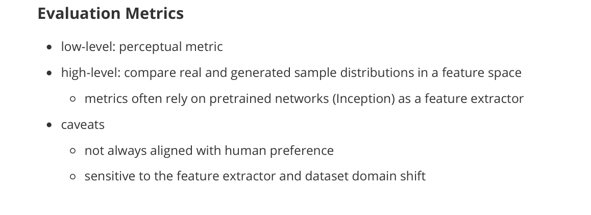 Evaluation Metrics intro