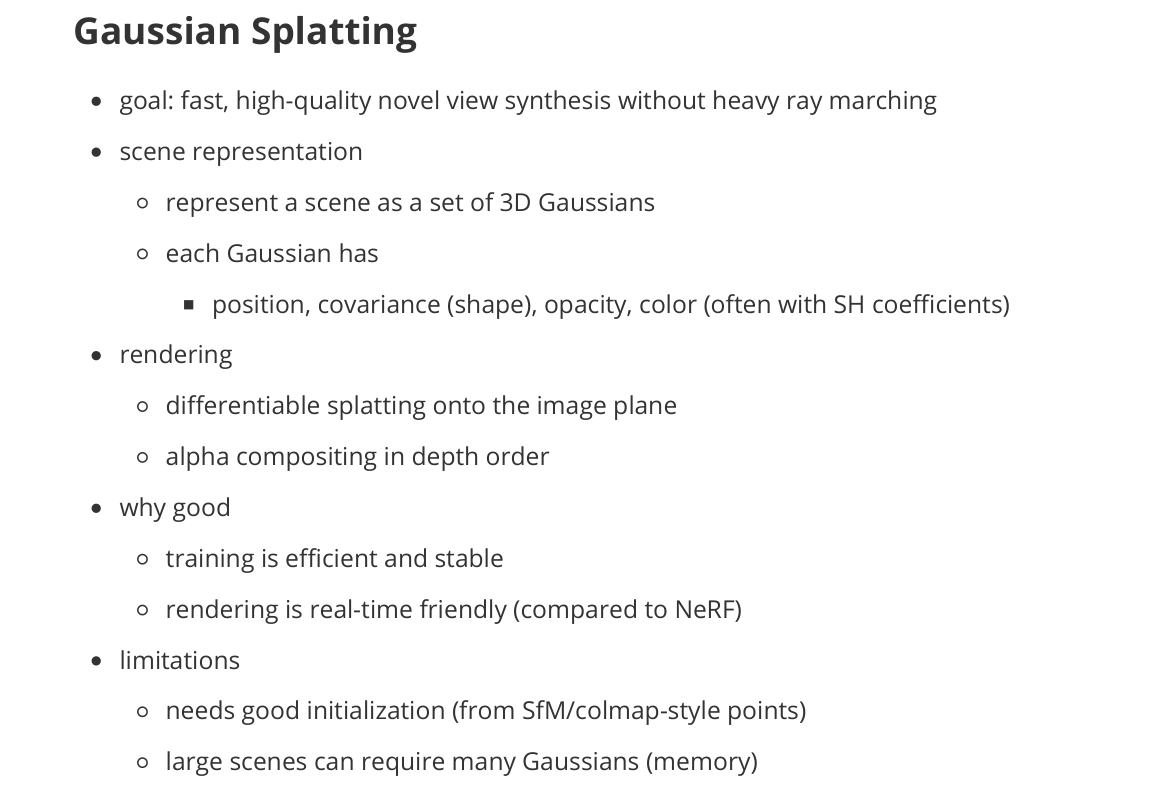 Gaussian Splatting